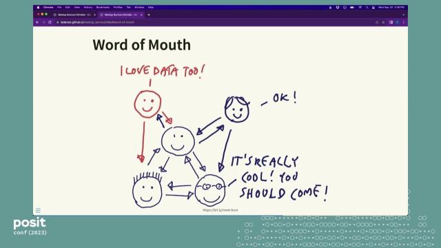 How to Keep Your Data Science Meetup Sustainable - posit::conf(2023)