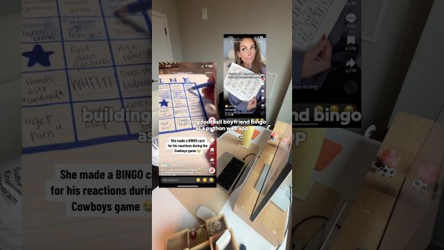 Build a Bingo app with Python #pythoncontent #pythonprogramming #pythontutorial #pythonforbeginners